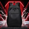 Black backpack, large-capacity, lightweight student commuting travel backpack Specification image